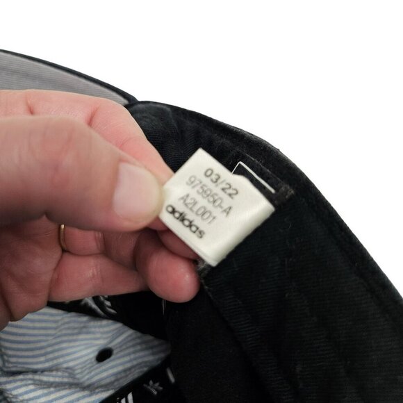 Adidas Men's Black Dad Hat Adjustable Strap & Logo Classic Retro Fading - Picture 4 of 8